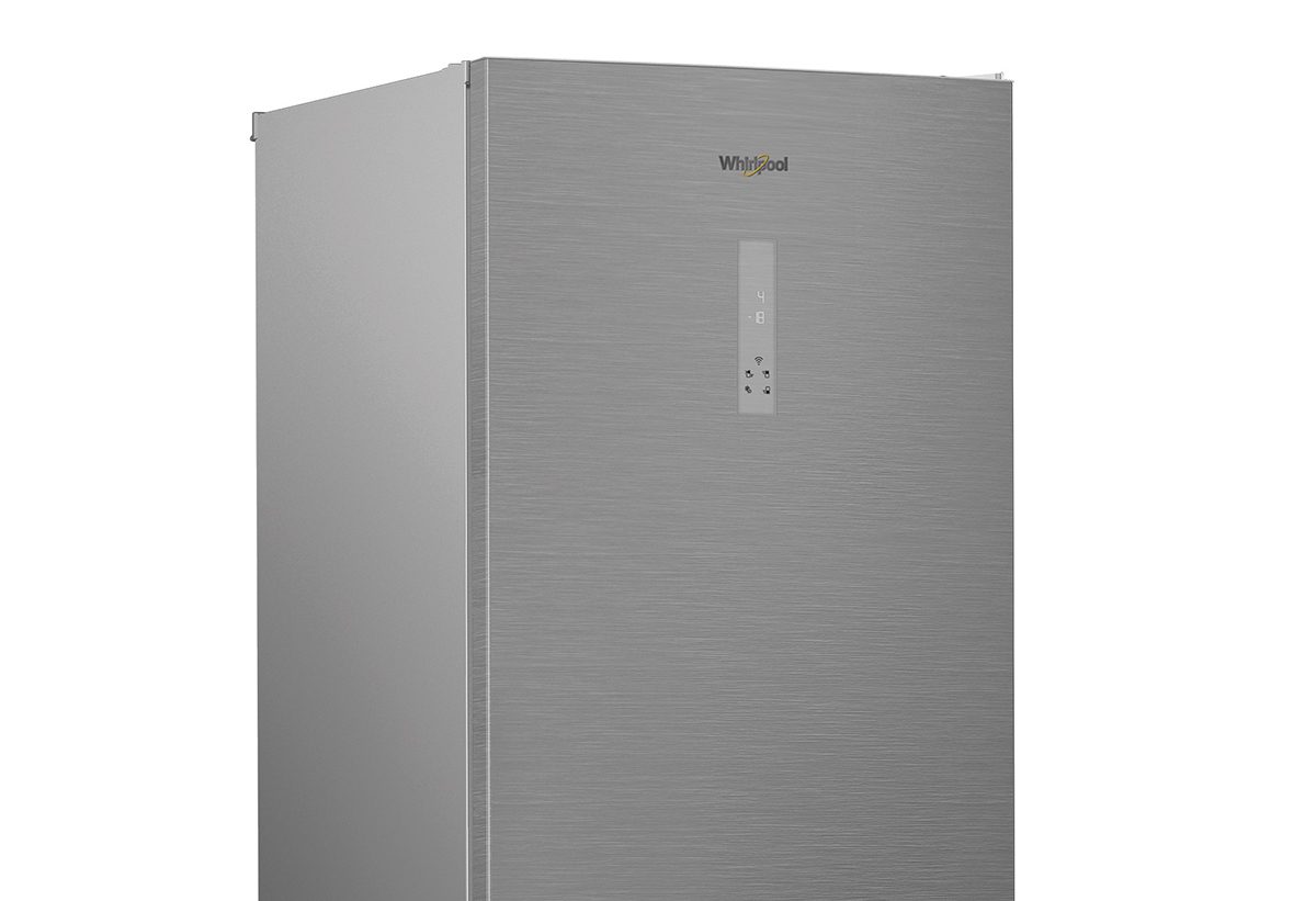 Απεικονίζεται η εξωτερική οθόνη του ψυγειοκταψύκτη.